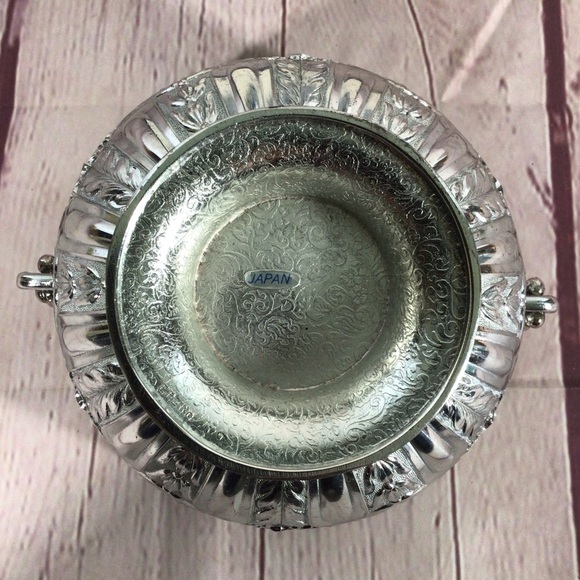 Vintage Leonard No. 963 Monteith Ornate Silver Bowl with Box - Japan - Picture 8 of 11